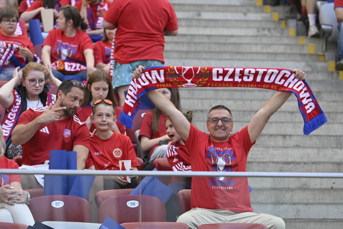 Kibice na finale Pucharu Polski: Górnik - Raków