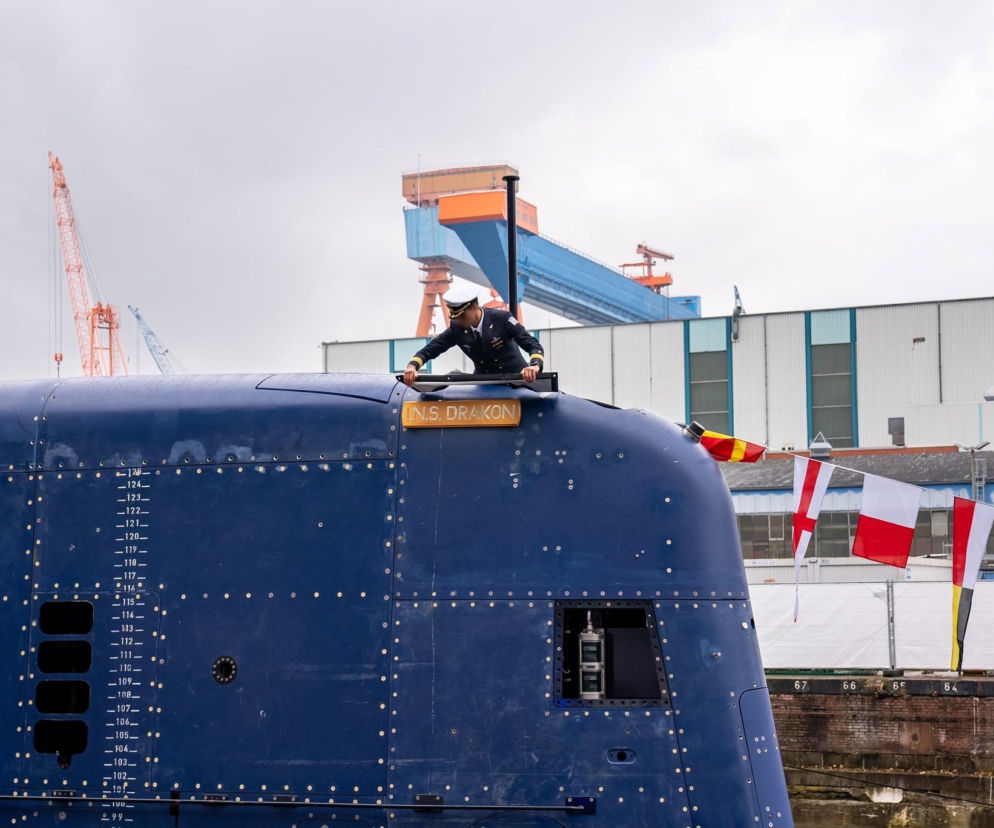 INS Drakon w drodze do Izraela. TKMS kończy program pk. Dolphin AIP