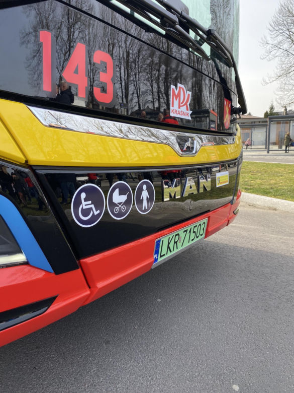 Prezentacja elektrycznych autobusów w Kraśniku