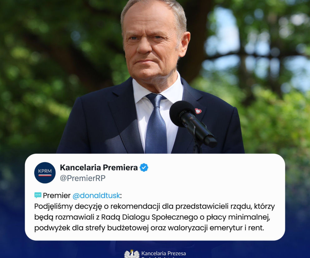 Waloryzacje, podwyżki i płaca minimalna. Tusk zabrał głos