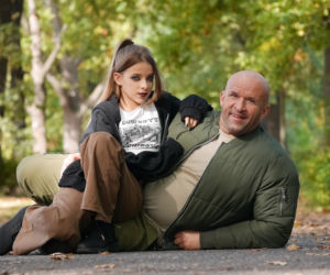 Pierwsza miłość: Fabian (Tomasz Oświeciński), Stasia (Maja Oświecińska) 