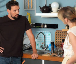 Barwy szczęścia odc. 3276. Marcin Kodur (Oskar Stoczyński), Renata (Anna Mrozowska)