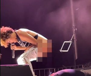 Zespół Brass Against. Wokalistka nasikała na fana na scenie