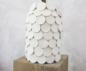 Wazon ceramiczny w stylu skandynawskim