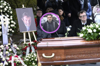 Pogrzeb Edwarda Linde-Lubaszenki. Przejęty gwiazdor futbolu w tłumie żałobników. Ledwo go poznaliśmy