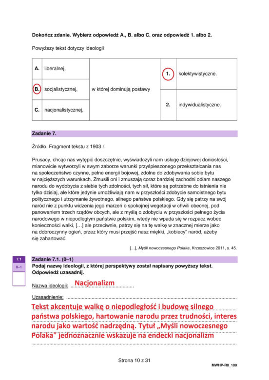 Matura próbna 2026: WOS rozszerzony - wszystkie odpowiedzi do arkusza CKE 16.01.2026