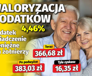 Waloryzacja dodatków 4,46%