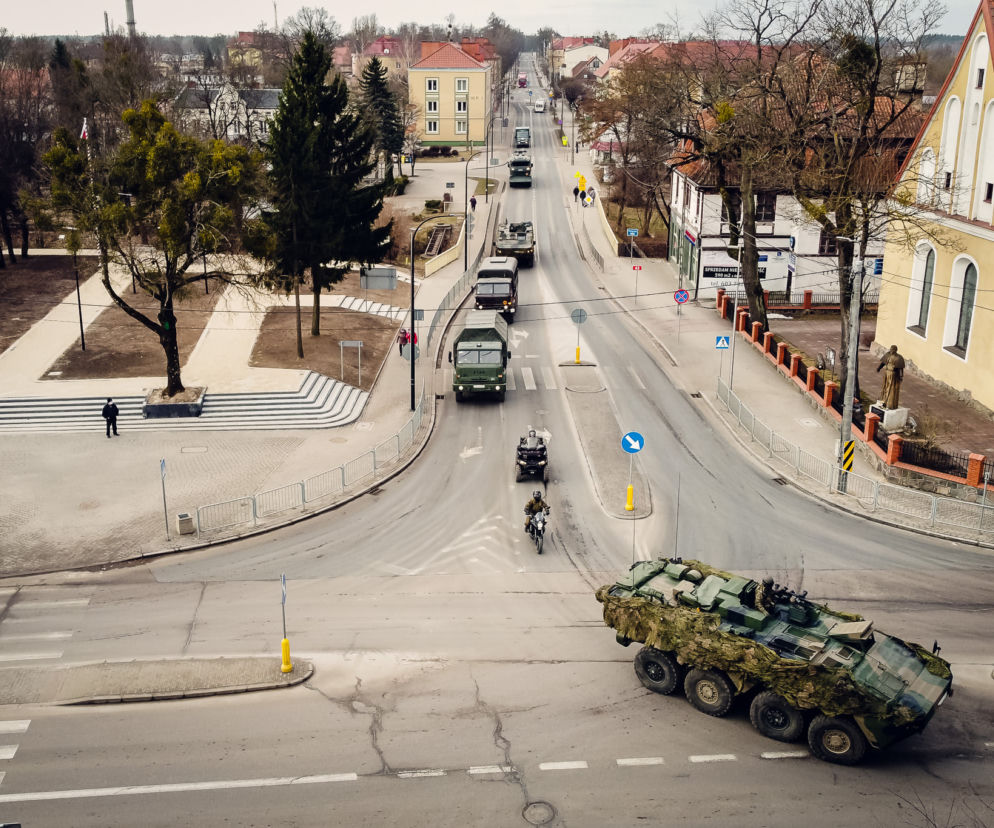 Wojskowe kolumny na drogach. Rozpoczęły się ćwiczenia “Bull Run”