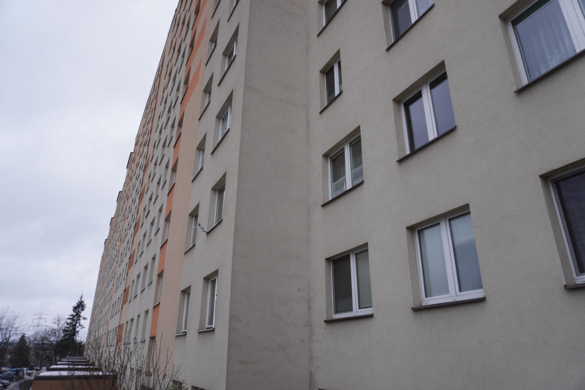 To najdłuższy blok w Białymstoku. Mieszkańcy nazywają go Manhattanem