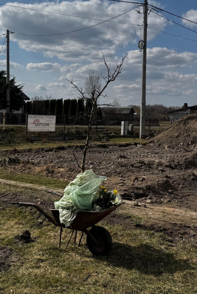 Odbudowa domu w Wyrykach Woli pod Włodawą