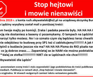 Burmistrz Lędzin dostaje pogróżki na maila. Spierd***j z ratusza!