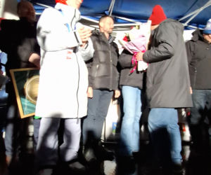 Powitanie Kacpra Tomasiaka w Bystrej 18.02.2026