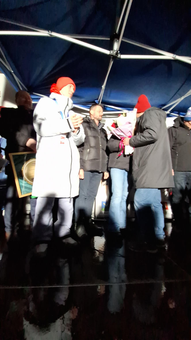 Powitanie Kacpra Tomasiaka w Bystrej 18.02.2026