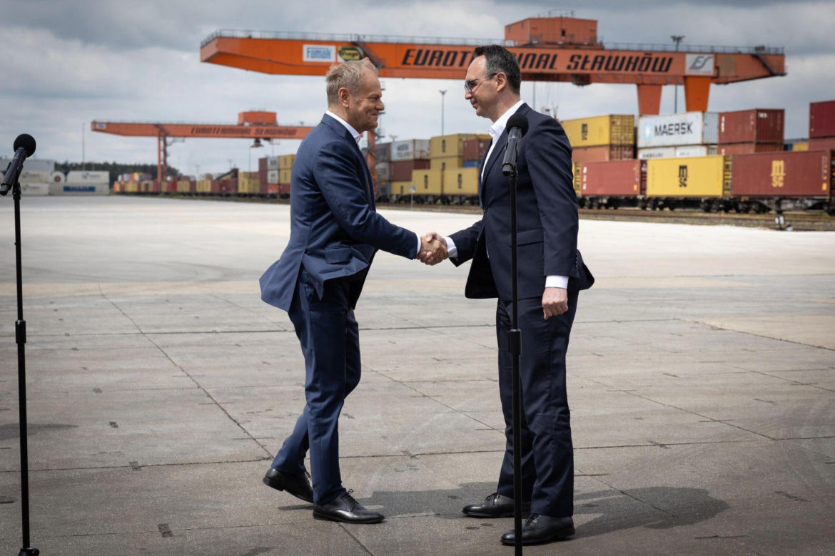 26 maja 2025 r. podpisano umowę dotyczącą inwestycji w Euroterminalu Sławków