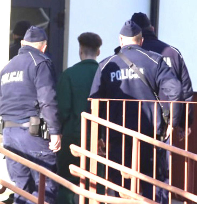 Bartosz G. przywieziony do Prokuratury Okręgowej w Płocku