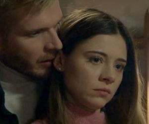 M jak miłość, Iza (Adriana Kalska), Artur (Tomasz Ciachorowski)