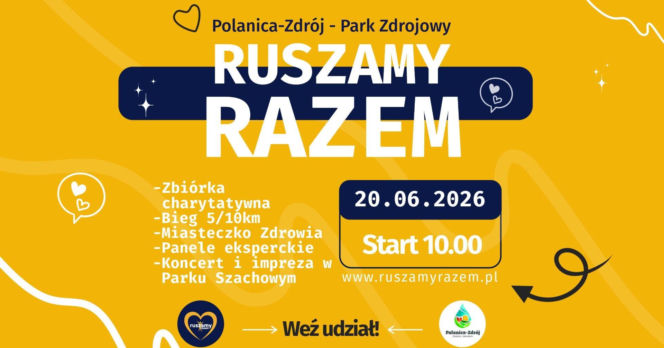 Polanica-Zdrój rusza dla zdrowia i solidarności. Wyjątkowe wydarzenie już 20 czerwca