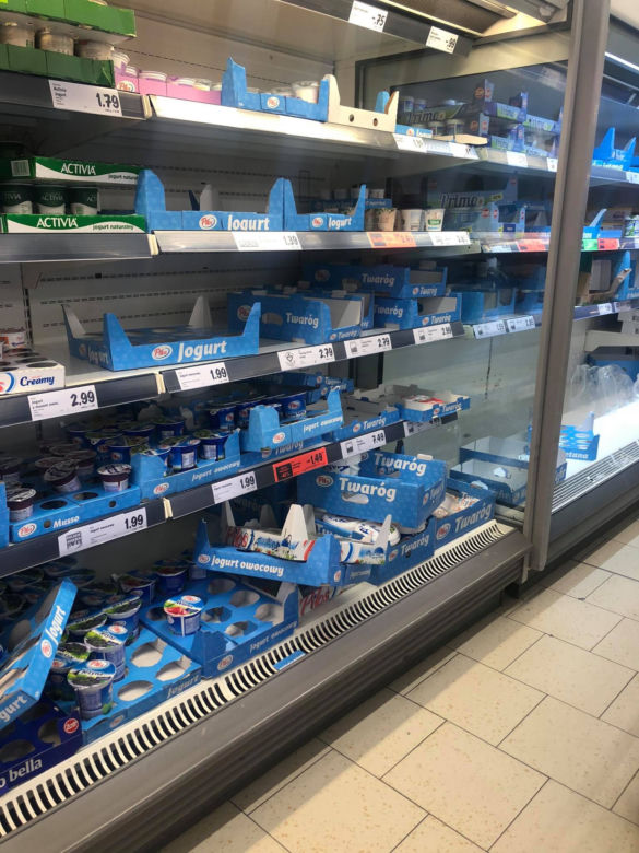 Oblężenie w radomskich sklepach z powodu koronawirusa 