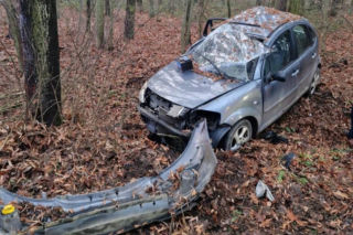 Kolizja koło Miejskiej Górki