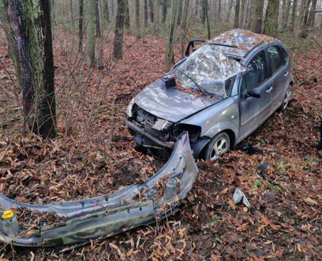 Kolizja koło Miejskiej Górki