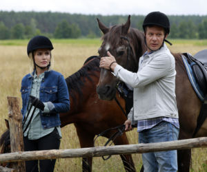 Blondynka 8 sezon. Sylwia Kubus (Marta Żmuda Trzebiatowska), Dawid (Grzegorz Małecki)