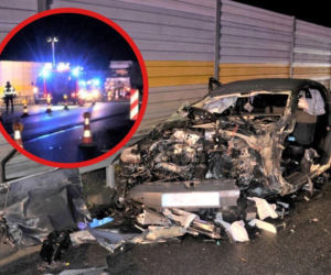 Totalna masakra na A1! Niemiec miał prawie 2 promile. Wjechał wprost pod ciężarówkę