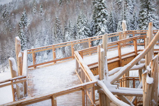 Wieża skolnity w Wiśle