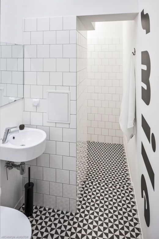 Wnętrze kawalerki w stylu retro