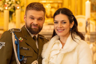 M jak miłość odc. 1926. Michał Winiar (Tomasz Rożniatowski), Ewelina (Anna Jarosik)