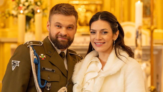 M jak miłość odc. 1926. Michał Winiar (Tomasz Rożniatowski), Ewelina (Anna Jarosik)