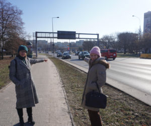 Agnieszka Popławska i Monika Kołacz z grupy Służewiec Wspólna Sprawa