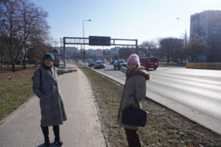 Agnieszka Popławska i Monika Kołacz z grupy Służewiec Wspólna Sprawa