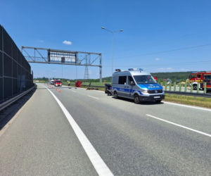 Tragiczny wypadek na S7 koło Chęcin. 38-letni motocyklista zginął na miejscu