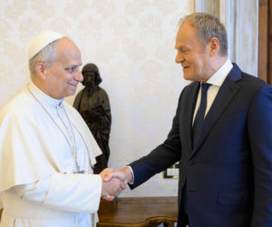 Donald Tusk u papieża Leona XIV