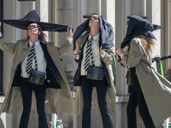 Wiatr nie miał dla niej litości! Magda Cielecka prowadziła stylową walkę z żywiołem 