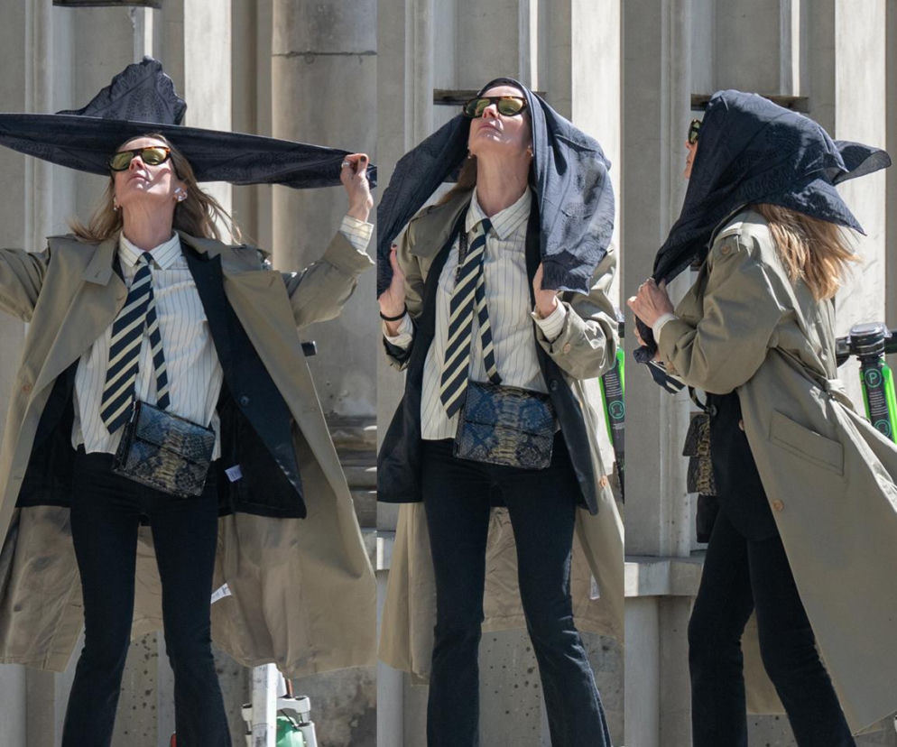 Magdalena Cielecka walczy z wiatrem