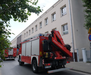 Ewakuacja szkoły na Targówku