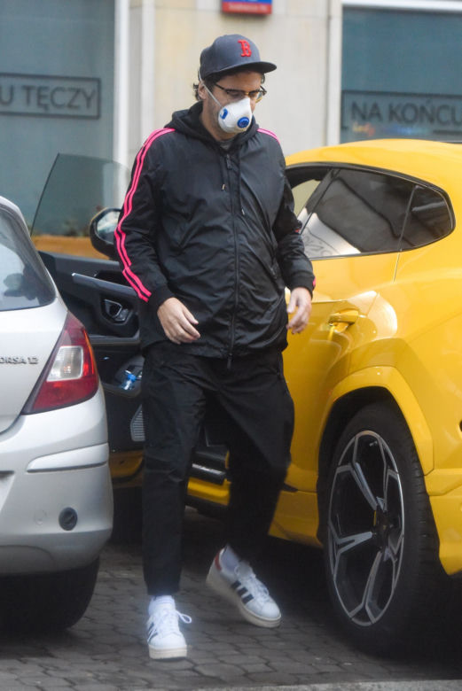 Kuba Wojewódzki w drogim Lamborghini