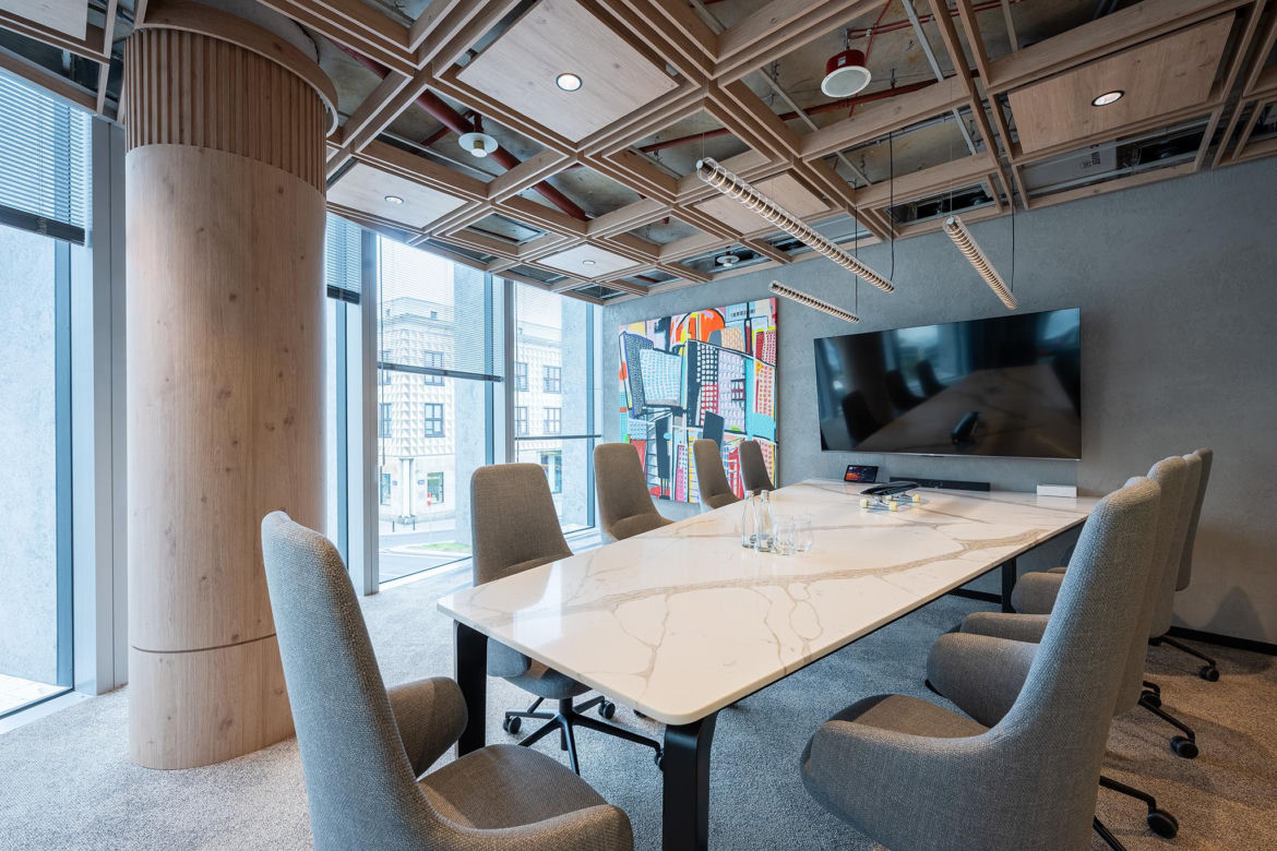 Nowy fit-out biura Rock Capital w warszawskim biurowcu Metropolitan