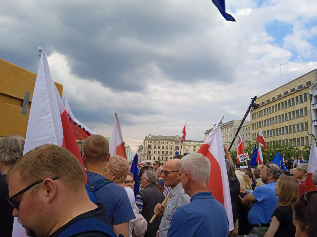 Wiec Donalda Tuska w Poznaniu