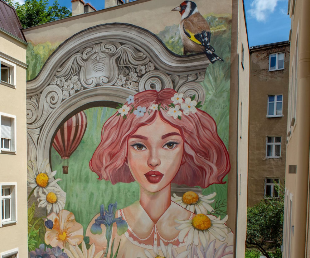 Mural przy ul. Za Bramką 7