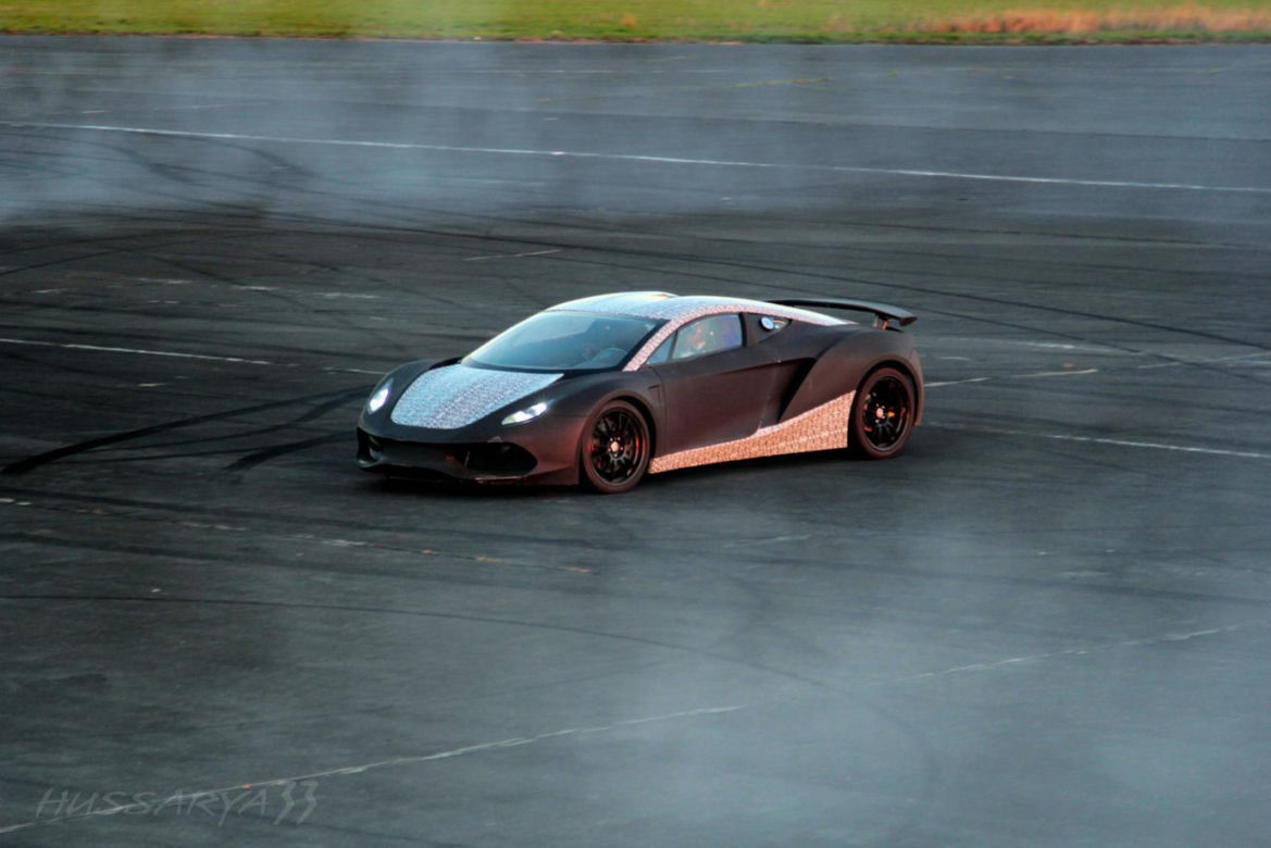 Arrinera Hussarya podczas testów