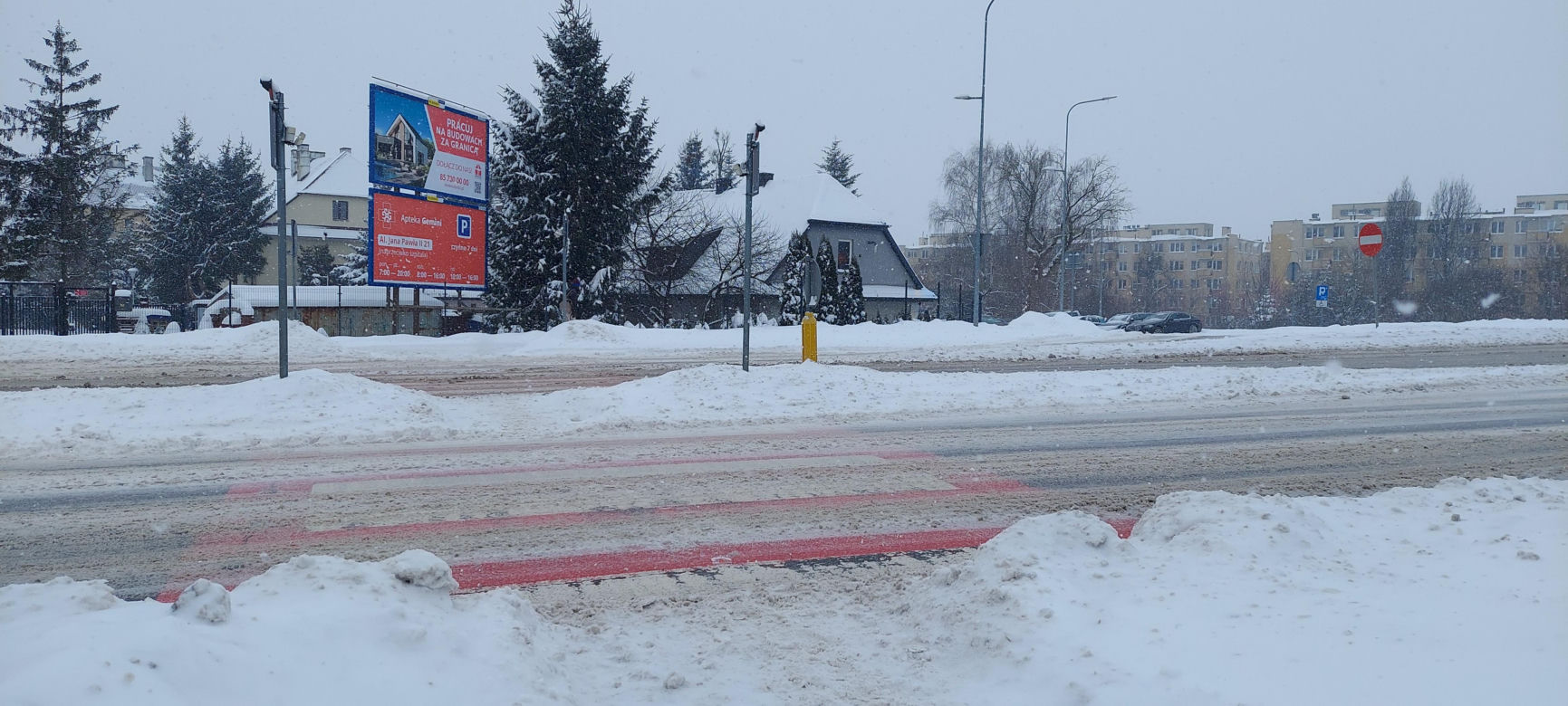 zima w Zamościu