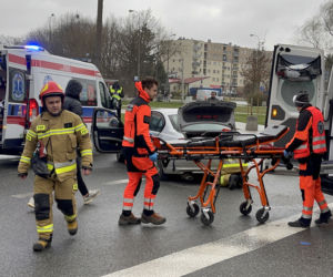 Dramat na Modlińskiej. Kierowca Toyoty uderzył w BMW