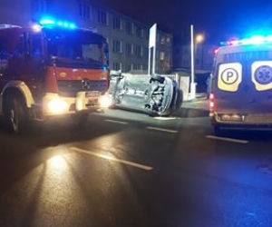 Wypadek na Naruszewicza w Rzeszowie
