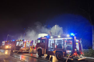 Pożar w ośrodku Lawendowa Przystań w Wieleniu.