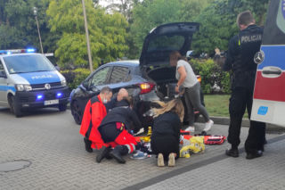Świnoujście: O włos od tragedii. 10-latek na hulajnodze wpadł pod samochód [ZDJĘCIA]