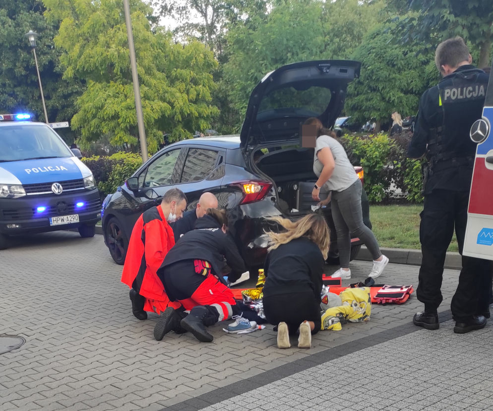 Wypadek na hulajnodze