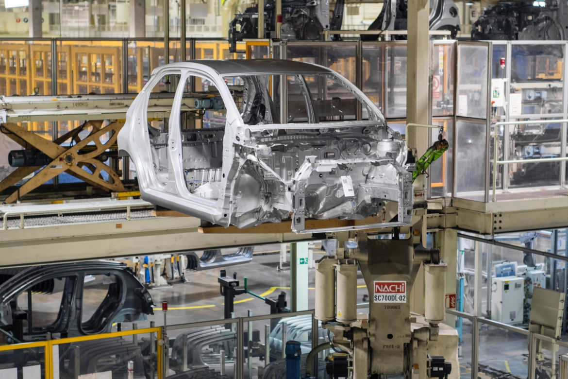 Fabryka w Kolinie - produkcja Toyoty Aygo