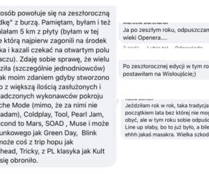 Open'er Festival 2023 w Gdyni komentarze